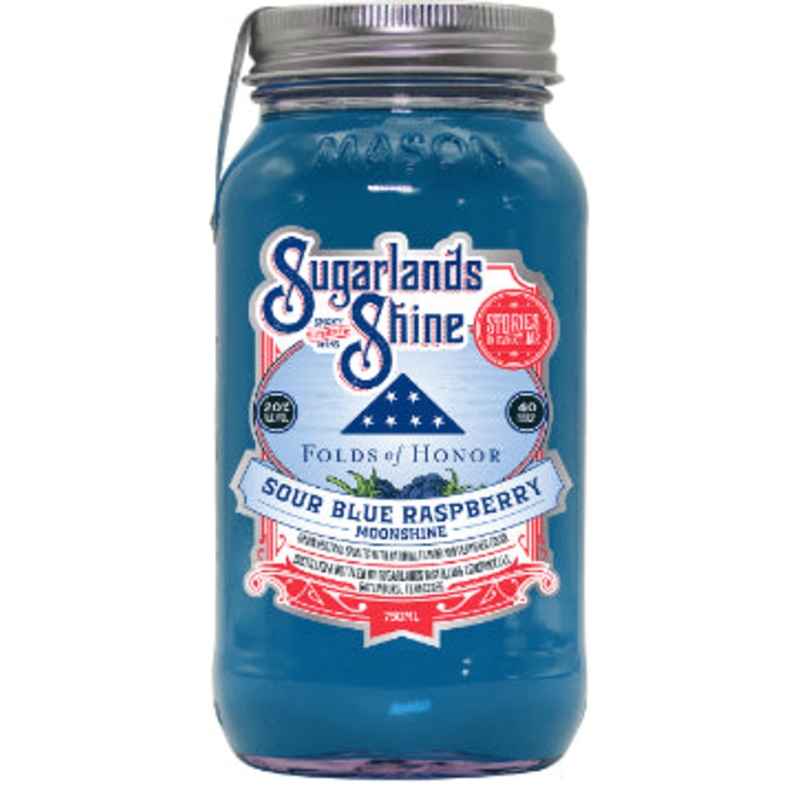 Sugarland's Fold Of Honor Sour Blue Raspberry Moonshine (750Ml)