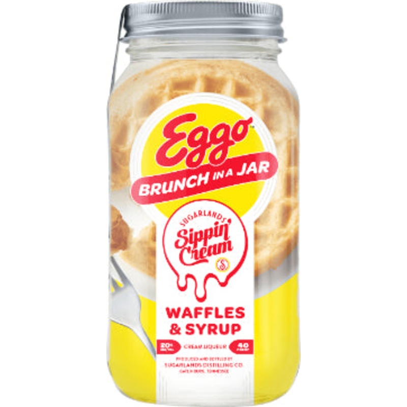 Sugarlands Shine Eggo Brunch In A Jar Waffles & Syrup Sippin Cream (750Ml)