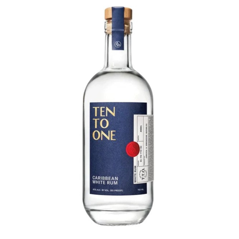Ten To One Caribbean White Rum (750Ml)