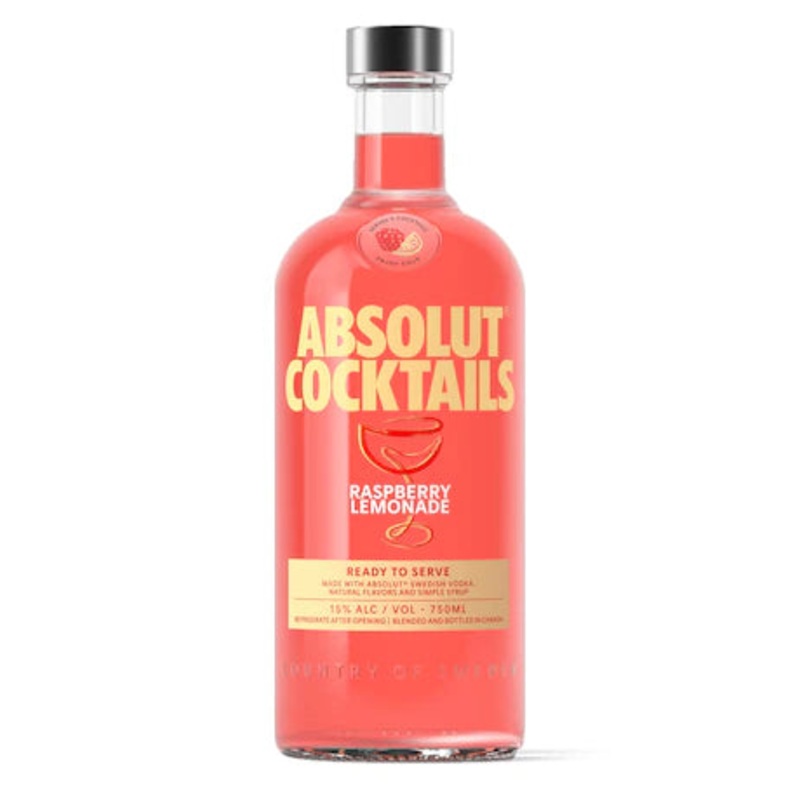 Absolut Raspberry Lemonade (750Ml)