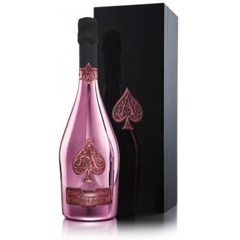 Armand De Brignac Brut Rose (Ace Of Spades) Champagne Naked Bottle (750Ml)