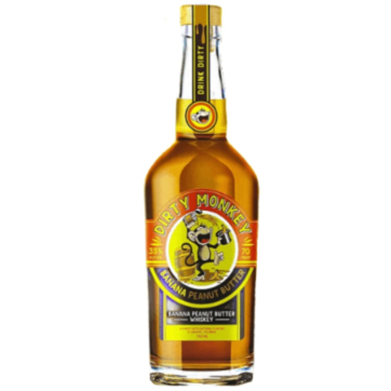 Dirty Monkey Banana Peanut Butter Whiskey (750Ml)
