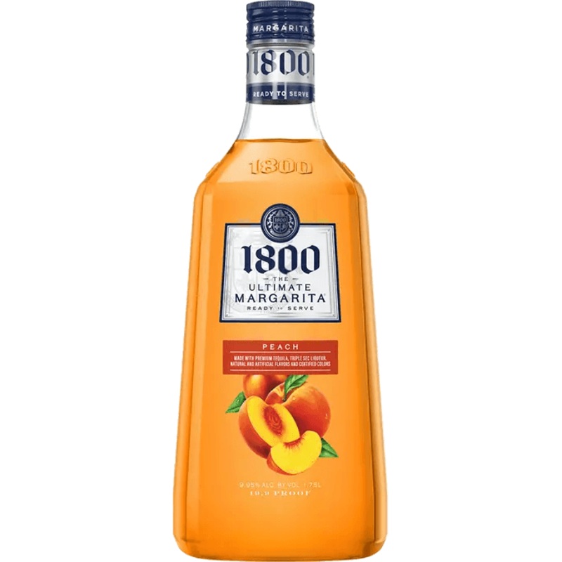 1800 Peach Ultimate Margarita  -  1.75L