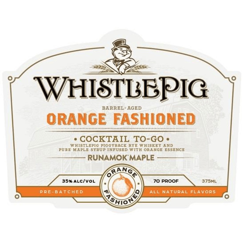 Whistlepig Orange Fashioned Cocktail To Go (375Ml)