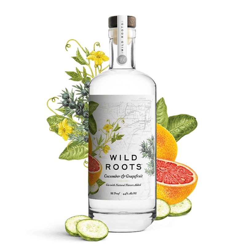 Wild Roots Cucumber And Grapefruit Gin (750Ml)