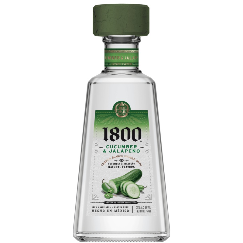 1800 Cucumber & Jalapeno Tequila (750Ml)