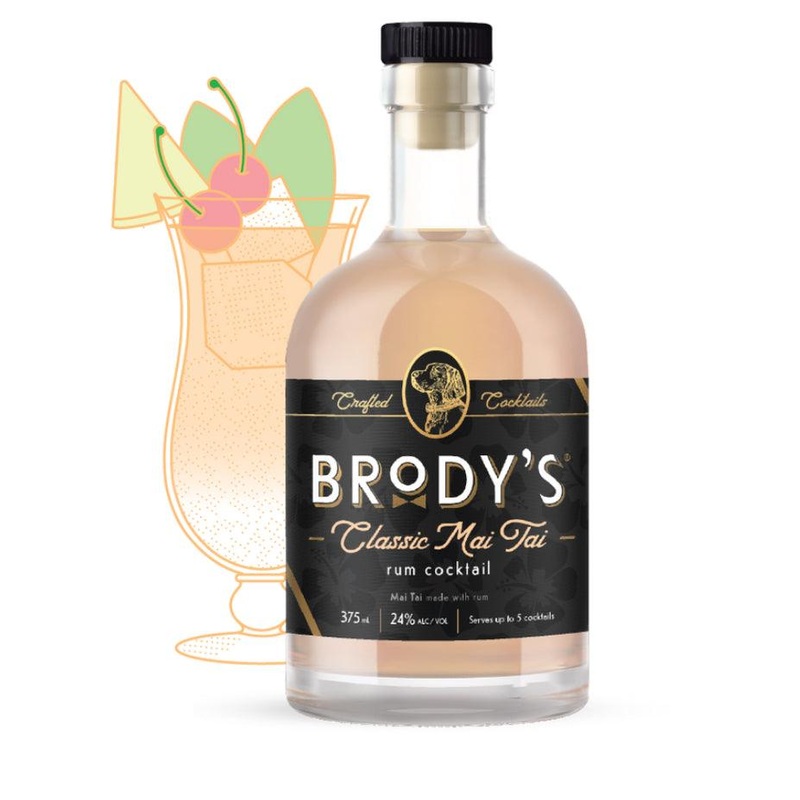 Brody's Classic Mai Tai  - Rum Cocktail (375Ml)