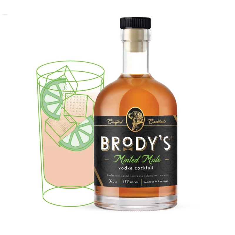 Brody's Minted Mule  - Rtd Vodka Cocktail (375Ml)
