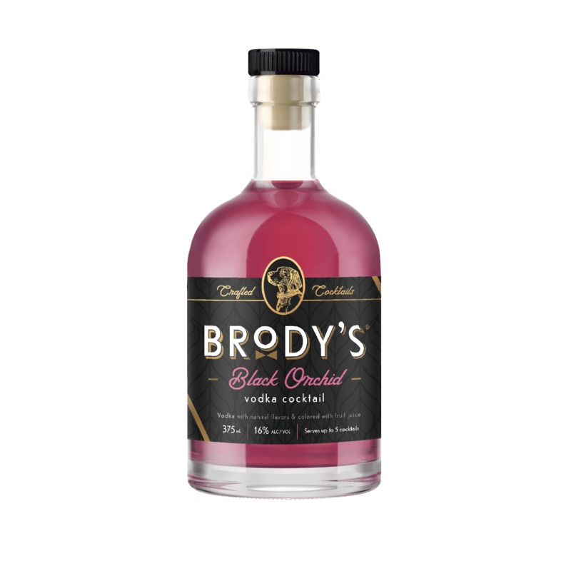 Brodys Black Orchid  Rtd Vodka Cocktail (375Ml)