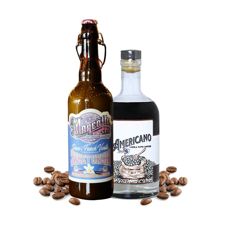 Coffee & Cream Kit Marcotte Moonshine And Americano Coffee Vodka