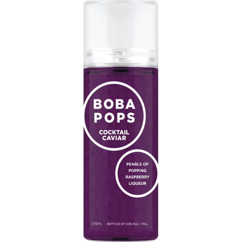 Cocktail Caviar Boba Pops Raspberry (750Ml)
