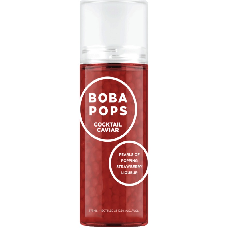 Cocktail Caviar Boba Pops Strawberry (375Ml)