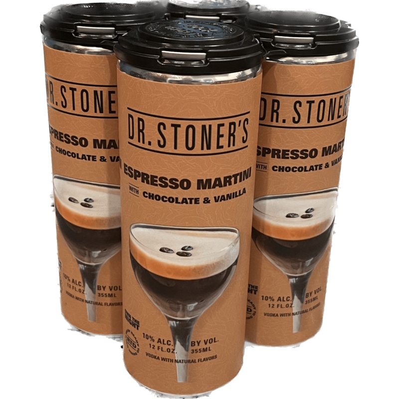 Dr. Stoner's Espresso Martini, 4 X 12 Oz