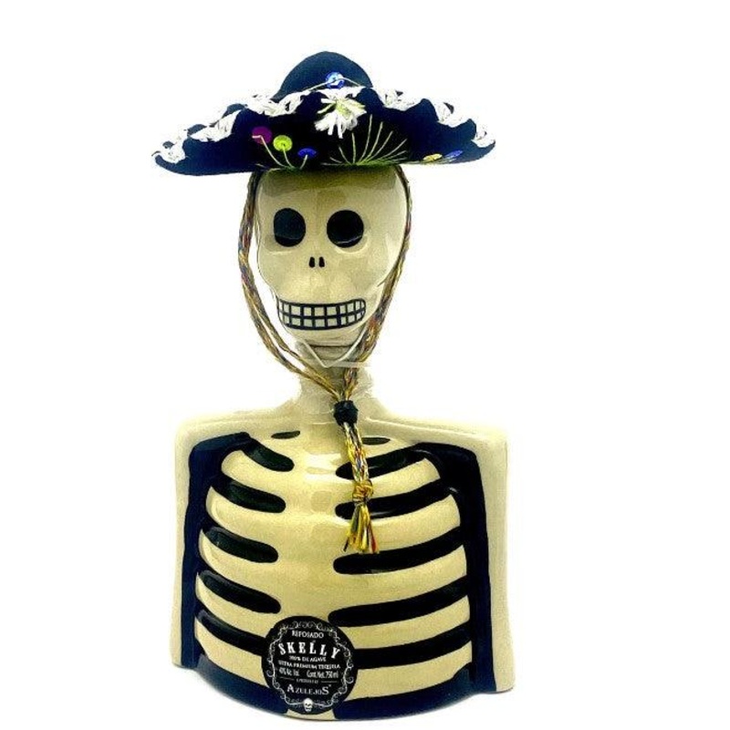 Skelly Tequila Reposado With Mariachi Hat (750Ml)