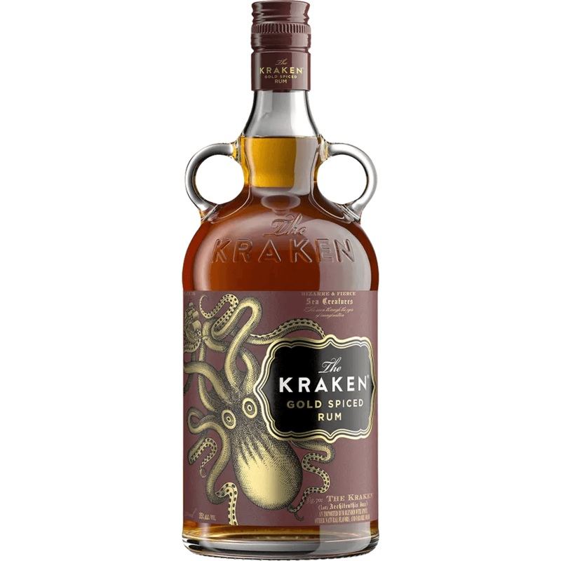The Kraken Gold Spiced Rum (750Ml)