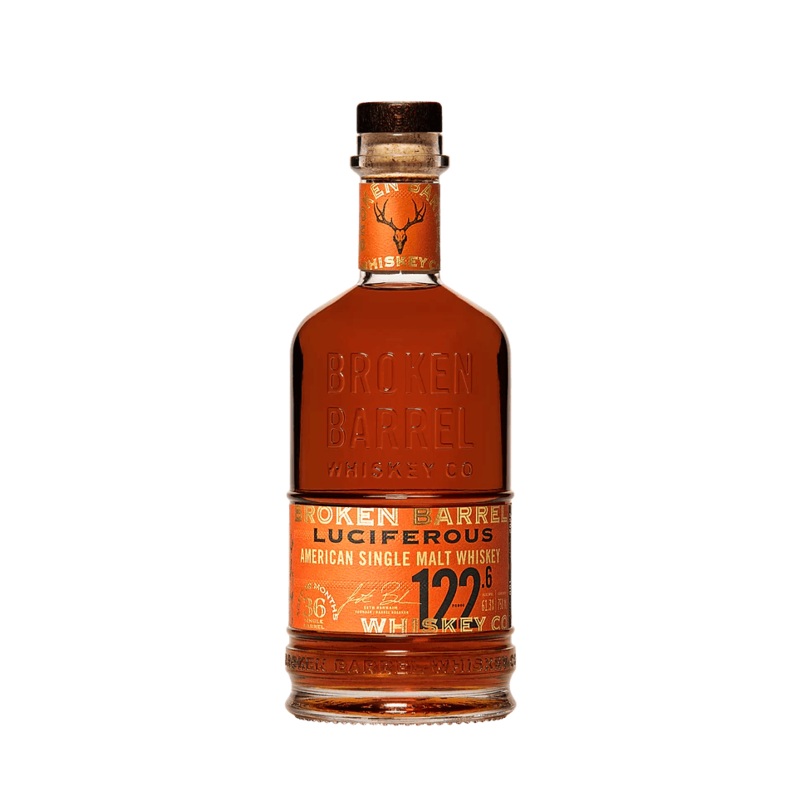 Broken Barrel Luciferous American Single Malt Whiskey (750Ml)