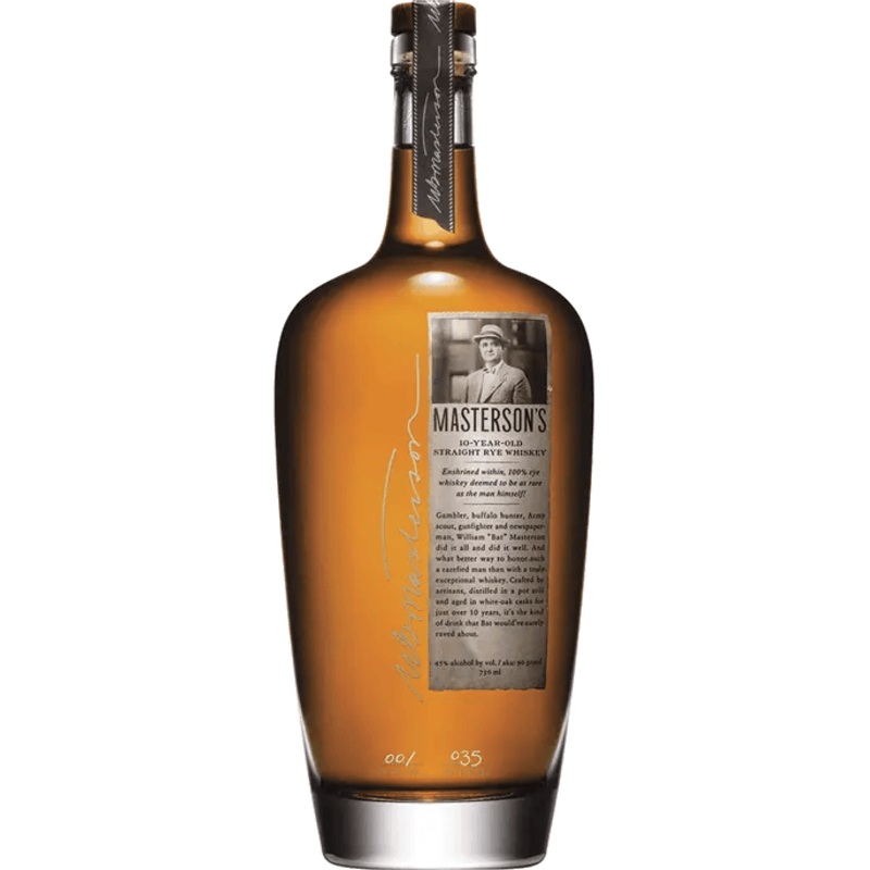 Masterson'S 10 Year Straight Rye Whiskey (750Ml)