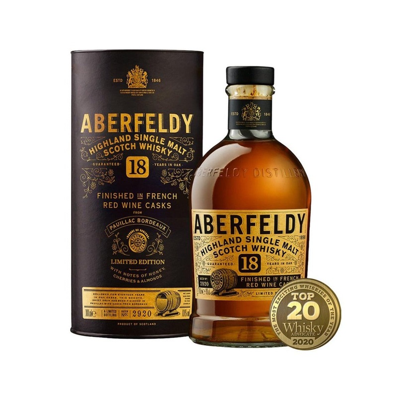Aberfeldy 18 Year Scotch Whiskey (750Ml)