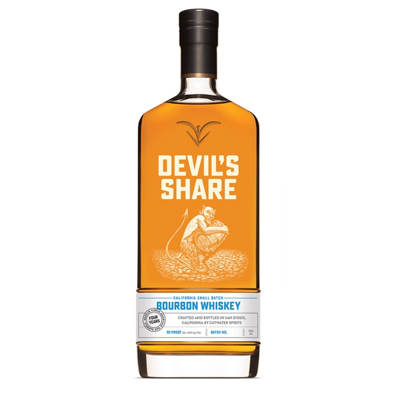 Cutwater Spirits Devil's Share Bourbon Whiskey (750Ml)