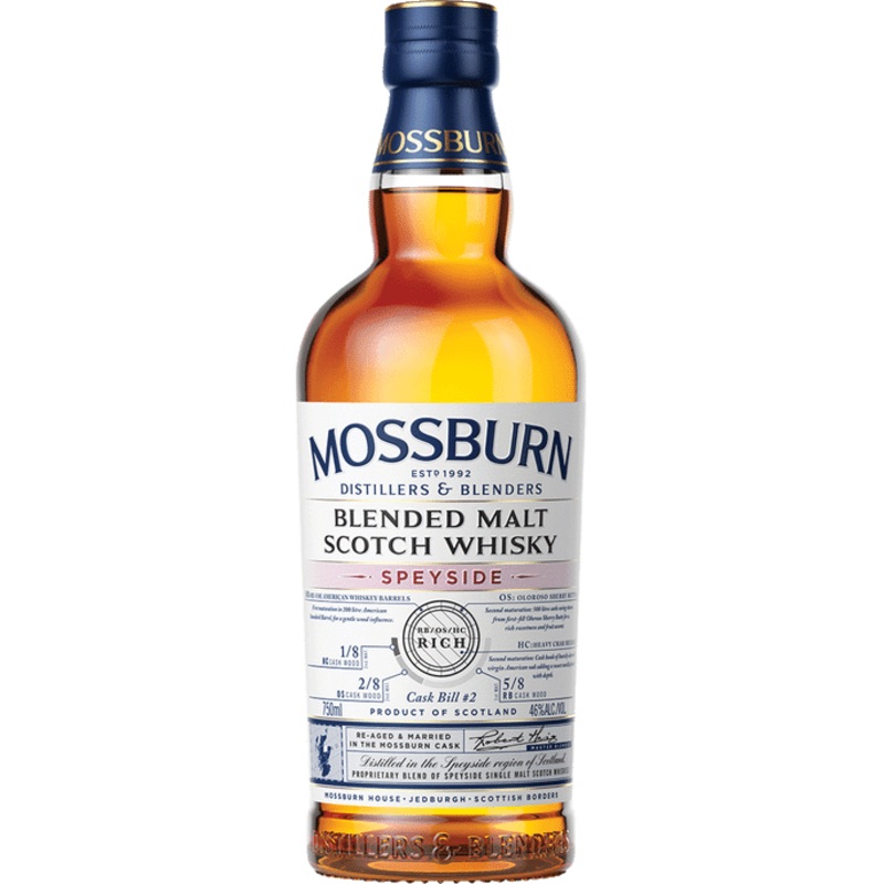 Mossburn Blended Malt Scotch Whiskey Speyside (750Ml)