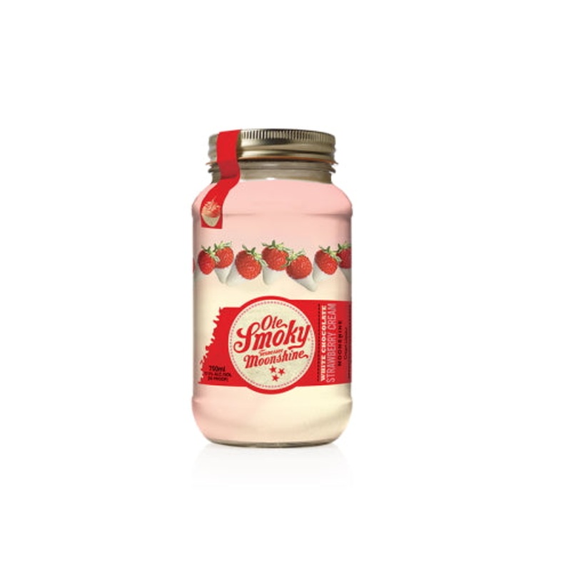 Ole Smoky White Chocolate Strawberry Cream Moonshine