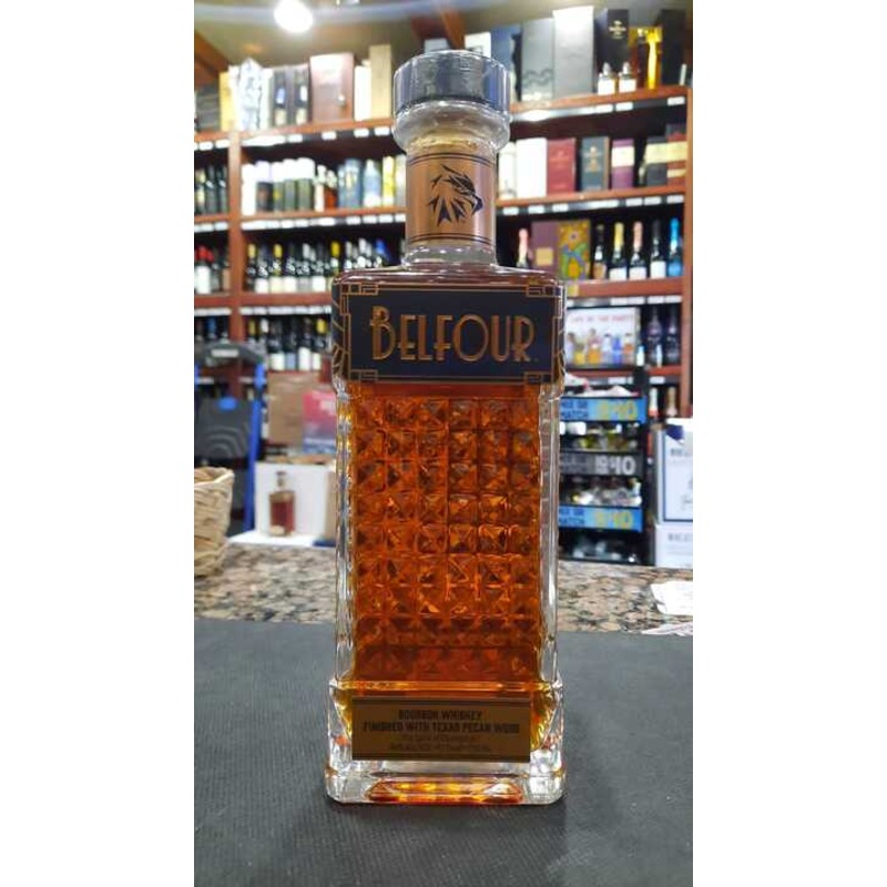 Belfour Texas Pecan Wood Finished Bourbon Whiskey 750ml