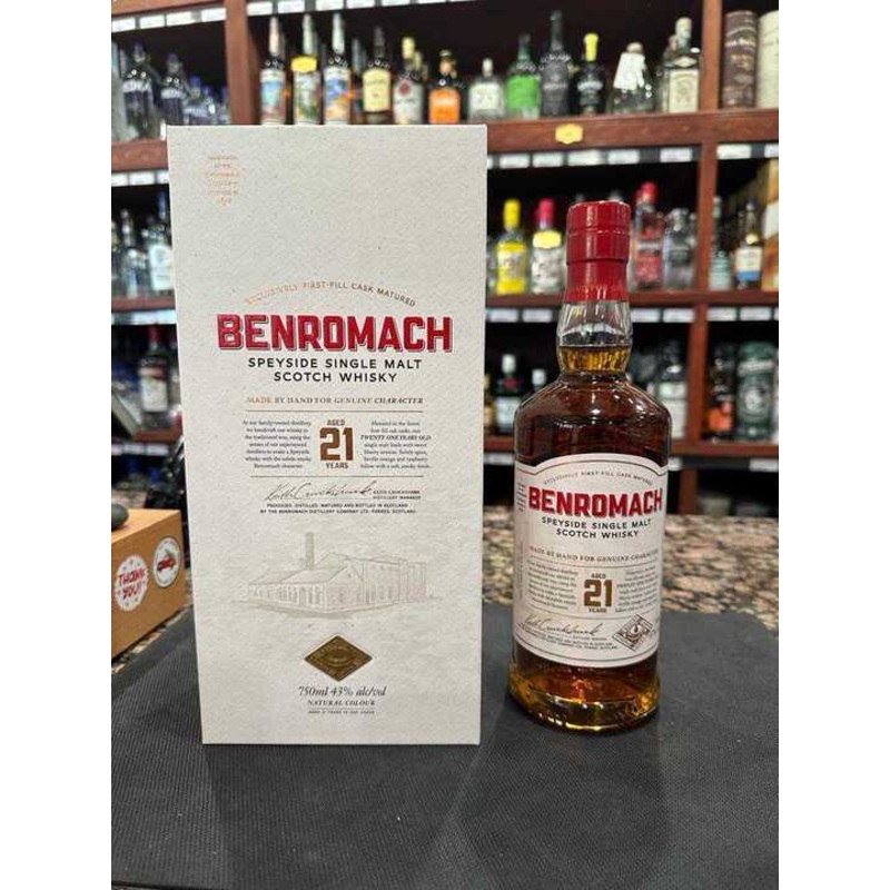 Benromach 21 Year Old Single Malt Scotch Whisky 750ml