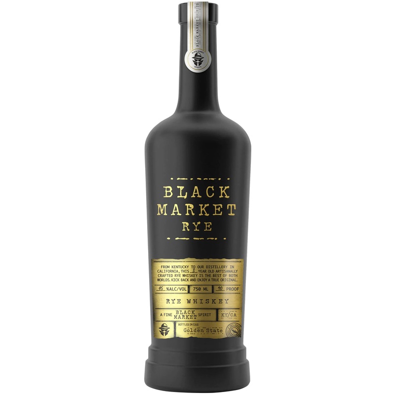 Black Market Spirits Black Market Rye Whiskey 750ml