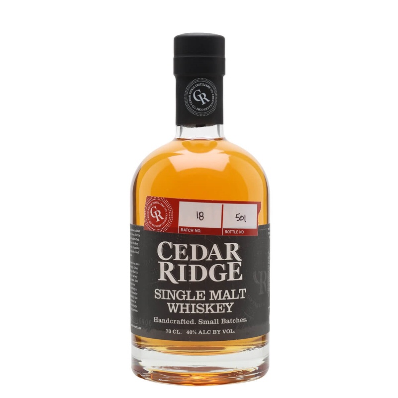 Cedar Ridge Distillery Single Malt Whiskey 750ml