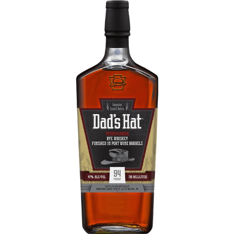 Dad's Hat Small Batch Port Barrels Rye Whiskey 750ml