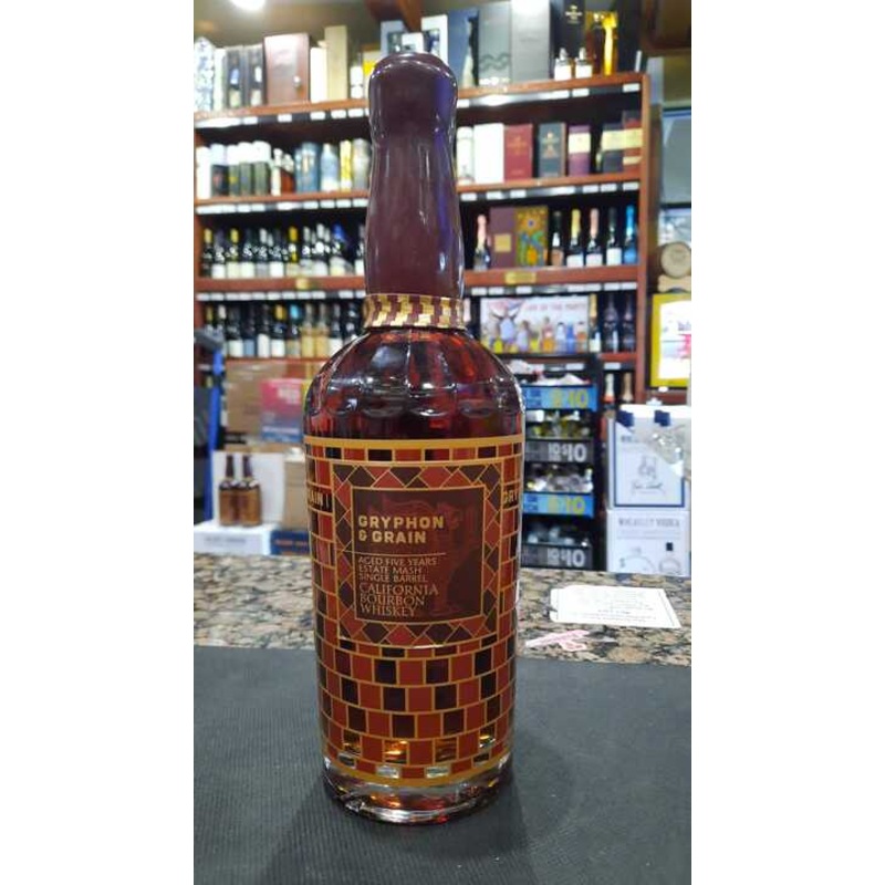Gryphon & Grain California Bourbon Whiskey Batch GB1 750ml