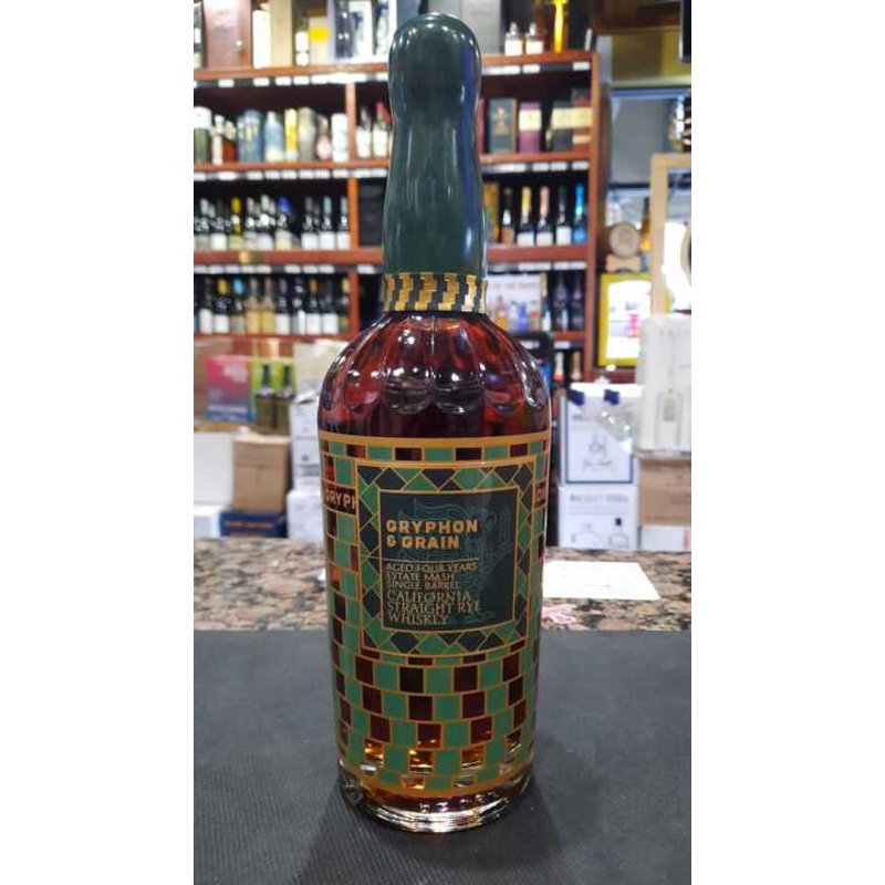 Gryphon & Grain California Straight Rye Whiskey Batch GK1 750ml