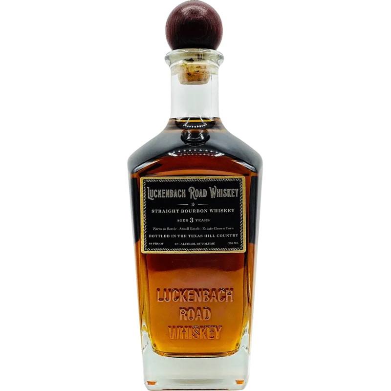 Luckenbach Road Straight Bourbon Whiskey 750ml