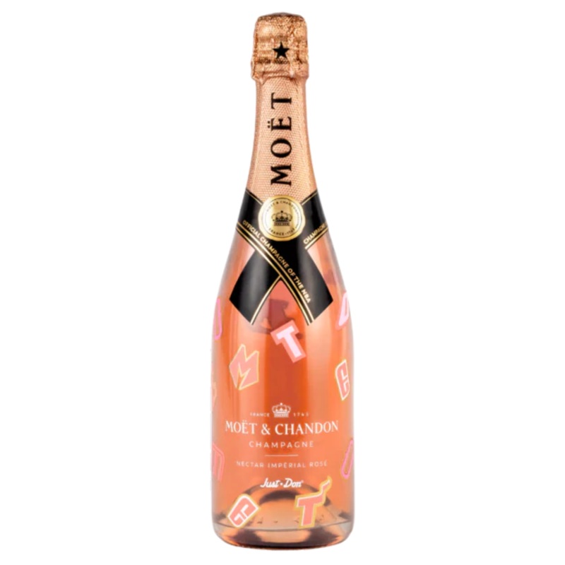 Moet & Chandon Just Don NBA Edition Nectar Rose Brut Champagne 750ml