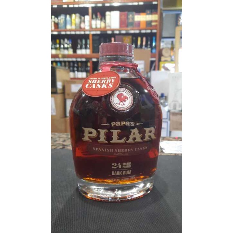 Papa's Pilar 24 Year Old Spanish Sherry Casks Solera Dark Rum 750ml