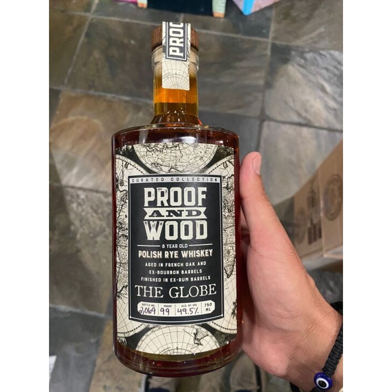 Proof and Wood The Globe 8 Year Old Polish Rye Whiskey 750ml