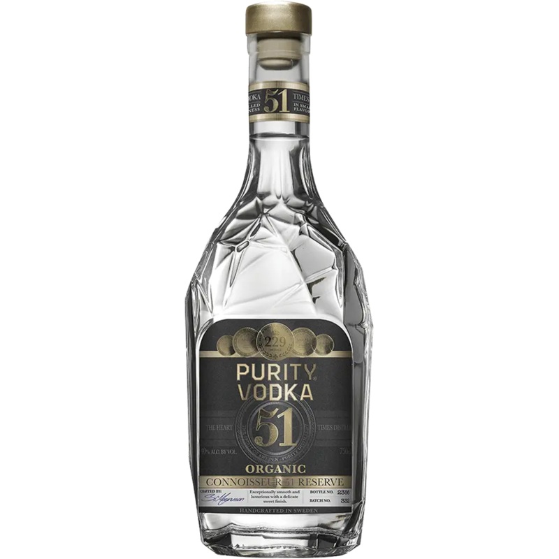 Purity Connoisseur 51 Organic Vodka 750ml