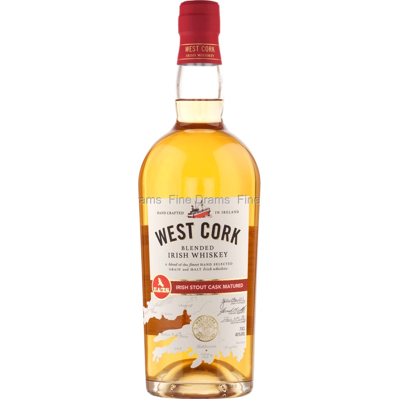 West Cork Stout Cask Matured Irish Whiskey 750ml