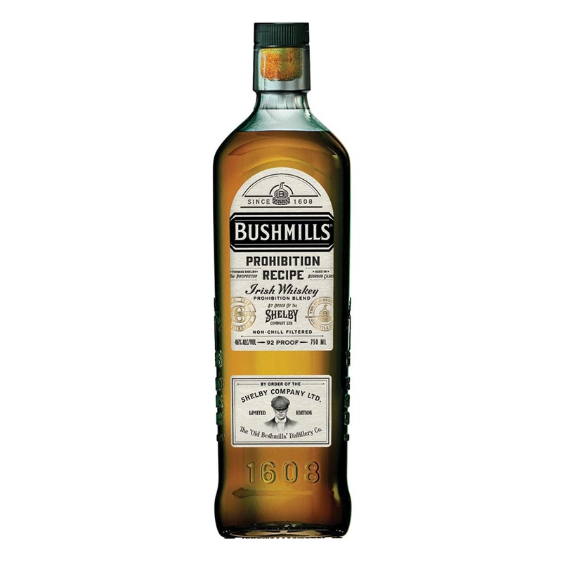 Bushmills Prohibition Recipe Irish Whiskey 750ml