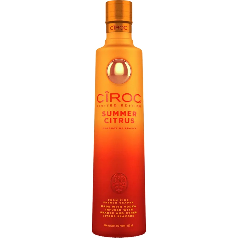 Ciroc Limited Edition Summer Citrus Orange and Citrus Infused Vodka 750ml