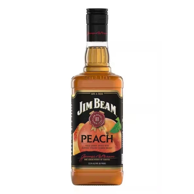 Jim Beam Peach Bourbon Whiskey 750ml