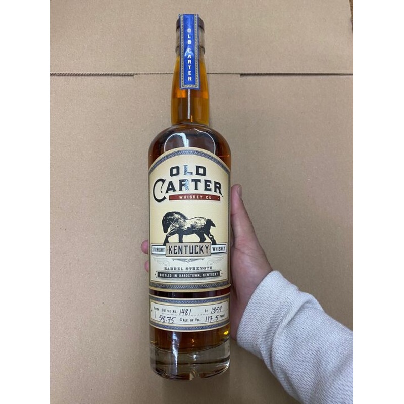 Old Carter Barrel Strength Batch 1 Kentucky Straight Whiskey 750ml