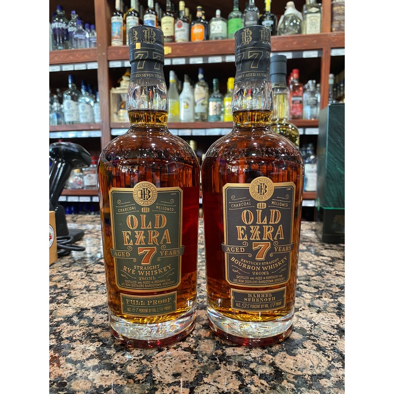 Old Ezra 7 Year Old Bourbon and Rye Bundle 750ml 2-Pack