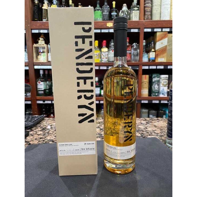 Penderyn 7 Year Old Ex-Rum Cask Single Malt Whisky 750ml