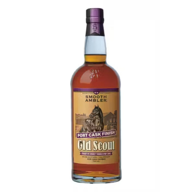 Smooth Ambler Old Scout Port Cask Finished Straight Rye Whiskey 750ml