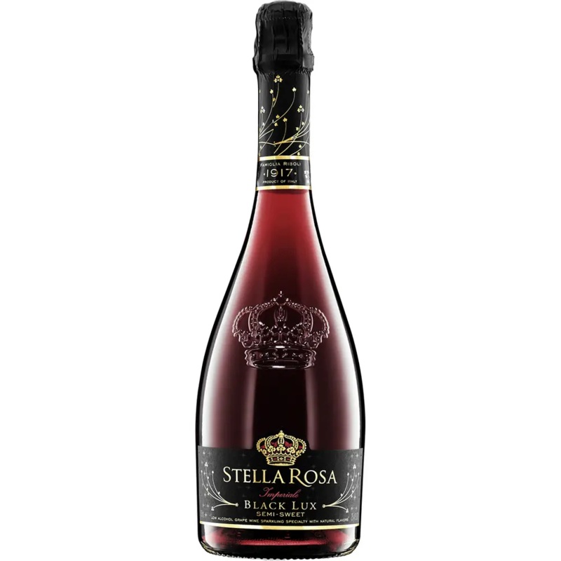 Stella Rosa Imperiale Black Lux Semi Sweet Italian Sparkling Wine 750ml