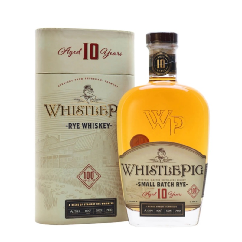 WhistlePig Farm 10 Year Old Small Batch Rye Whisky 750ml