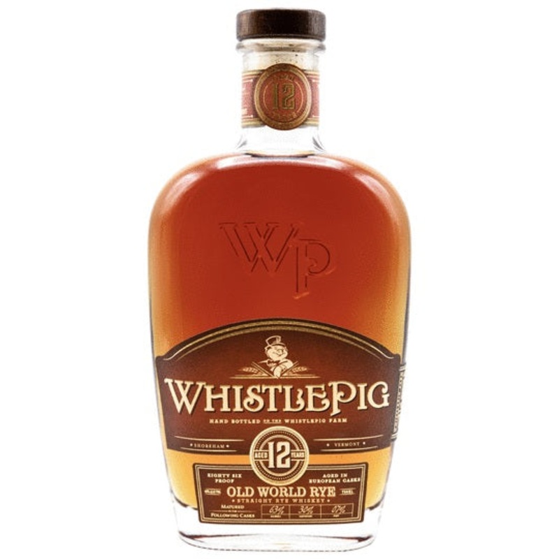 WhistlePig Farm Old World Series Cask Finish 12 Years Old Straight Rye Whiskey 750ml