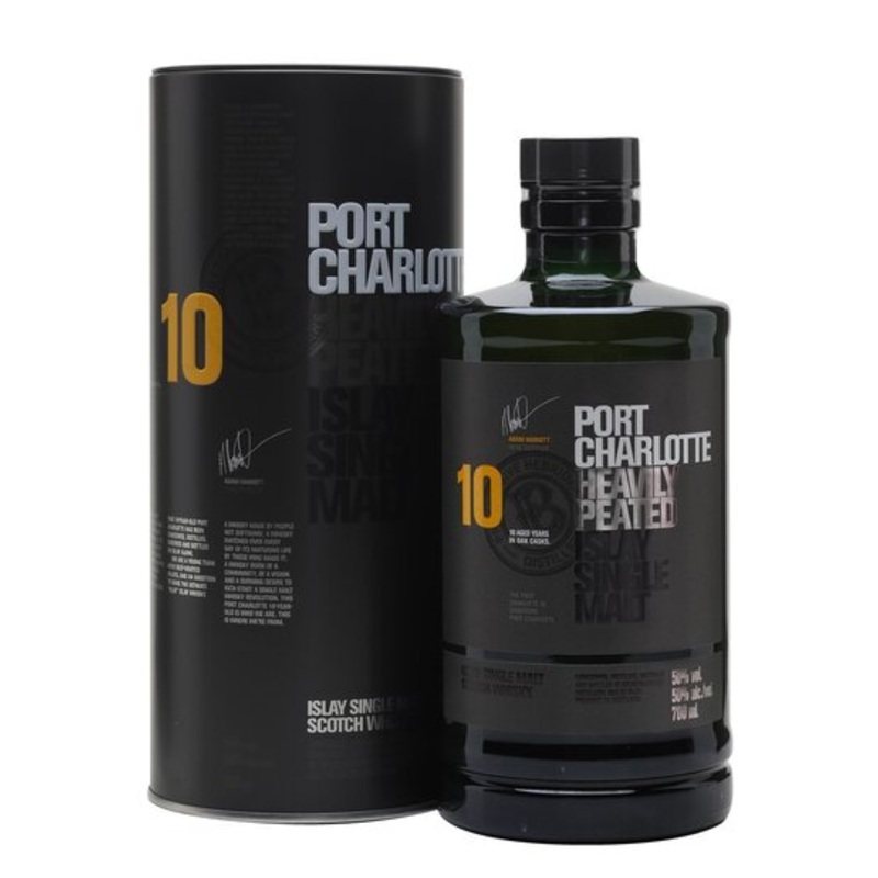 Bruichladdich Port Charlotte Heavily Peated 10 Year Old Single Malt Scotch Whisky 750ml
