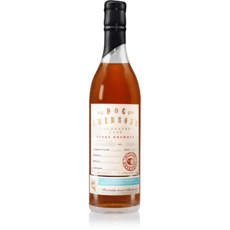 Doc Swinson's Exploratory Cask Funky Drummer Straight Rye Whiskey 750ml